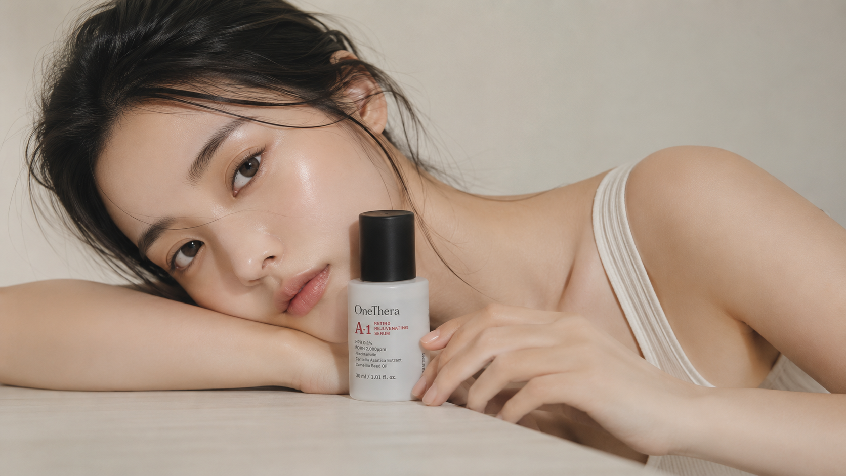 OneThera Model Skincare Shot